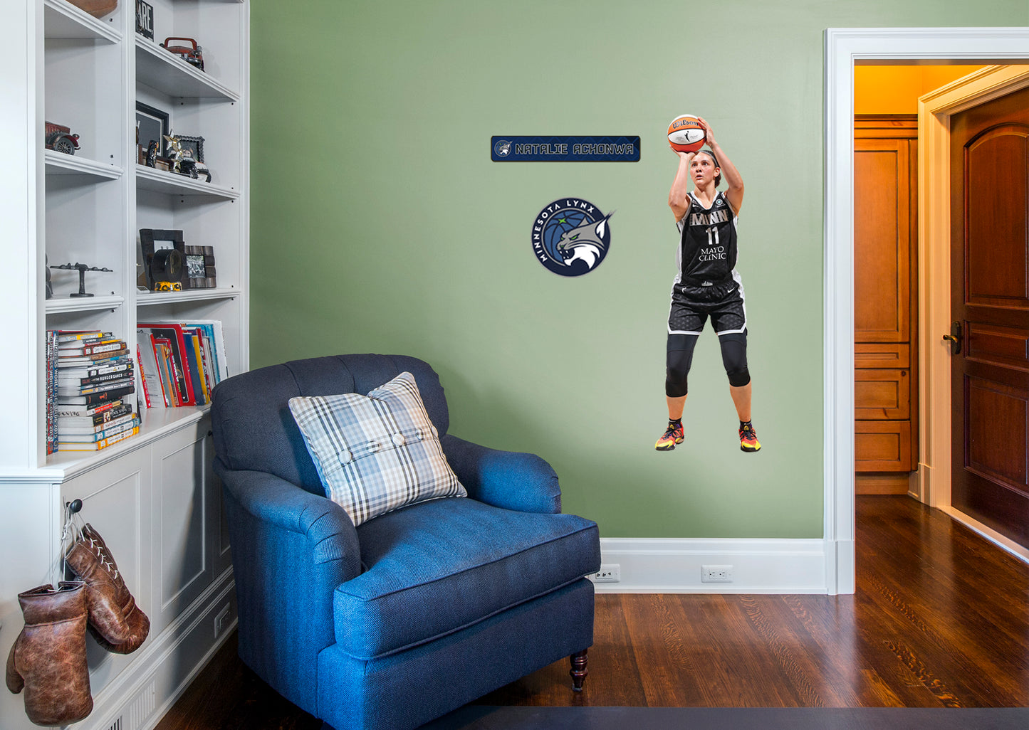 Minnesota Lynx: Natalie Achonwa 2021        - Officially Licensed WNBA Removable Wall   Adhesive Decal