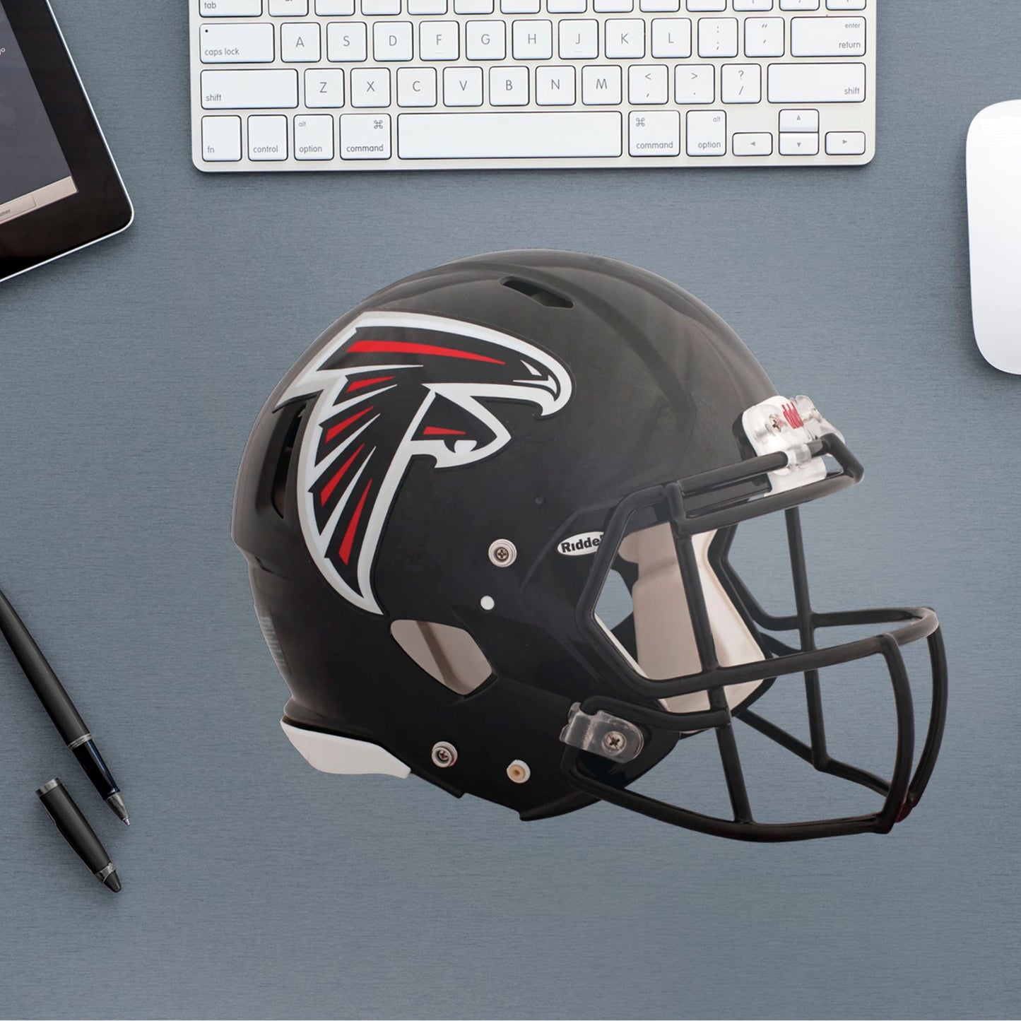 Atlanta Falcons:  Helmet        - Officially Licensed NFL Removable Wall   Adhesive Decal