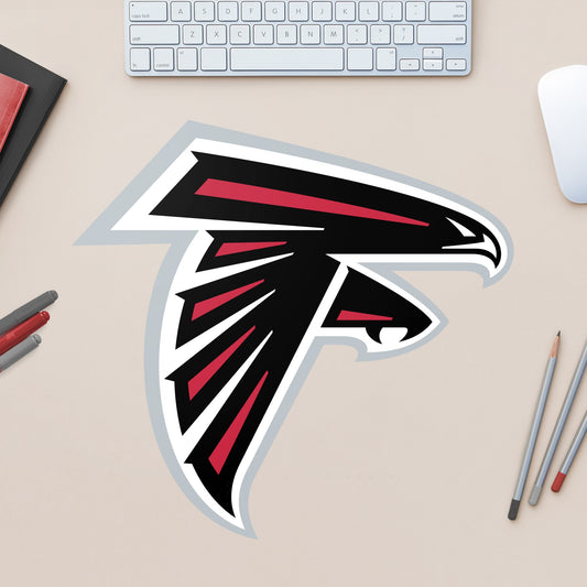Atlanta Falcons:  Logo     Logo  - Officially Licensed NFL Removable Wall   Adhesive Decal