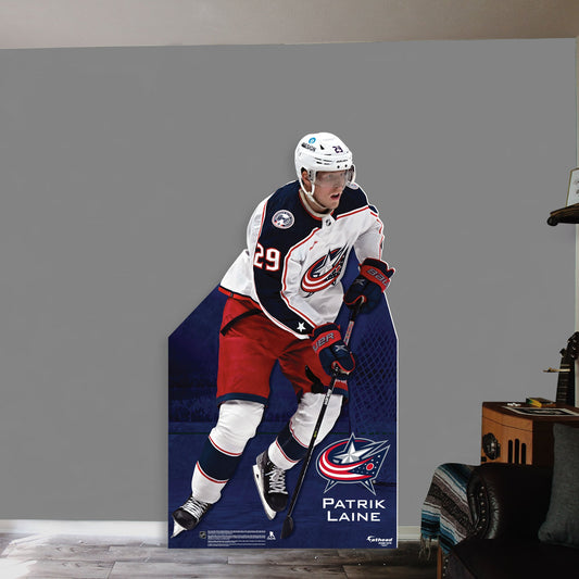 Columbus Blue Jackets: Patrik Laine Life-Size Foam Core Cutout - Officially Licensed NHL Stand Out