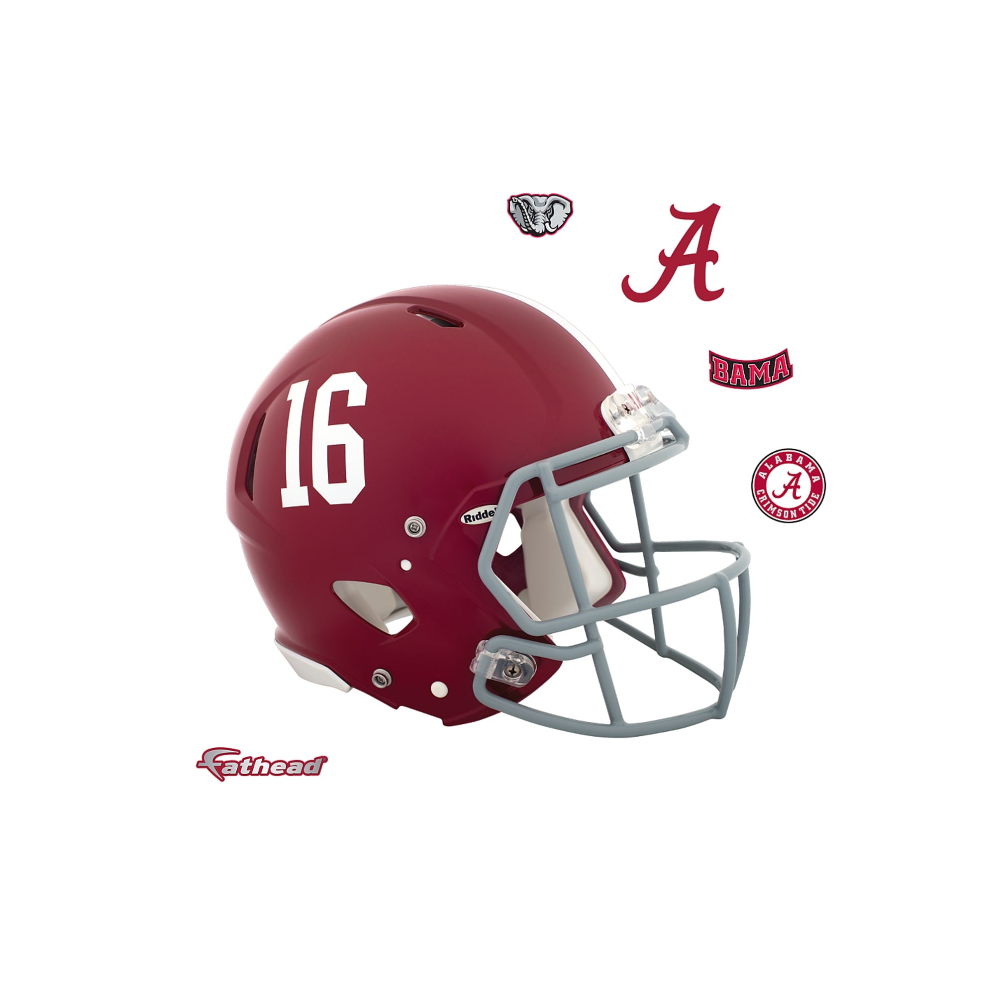 U of Alabama: Alabama Crimson Tide Helmet - Officially Licensed NCAA R ...