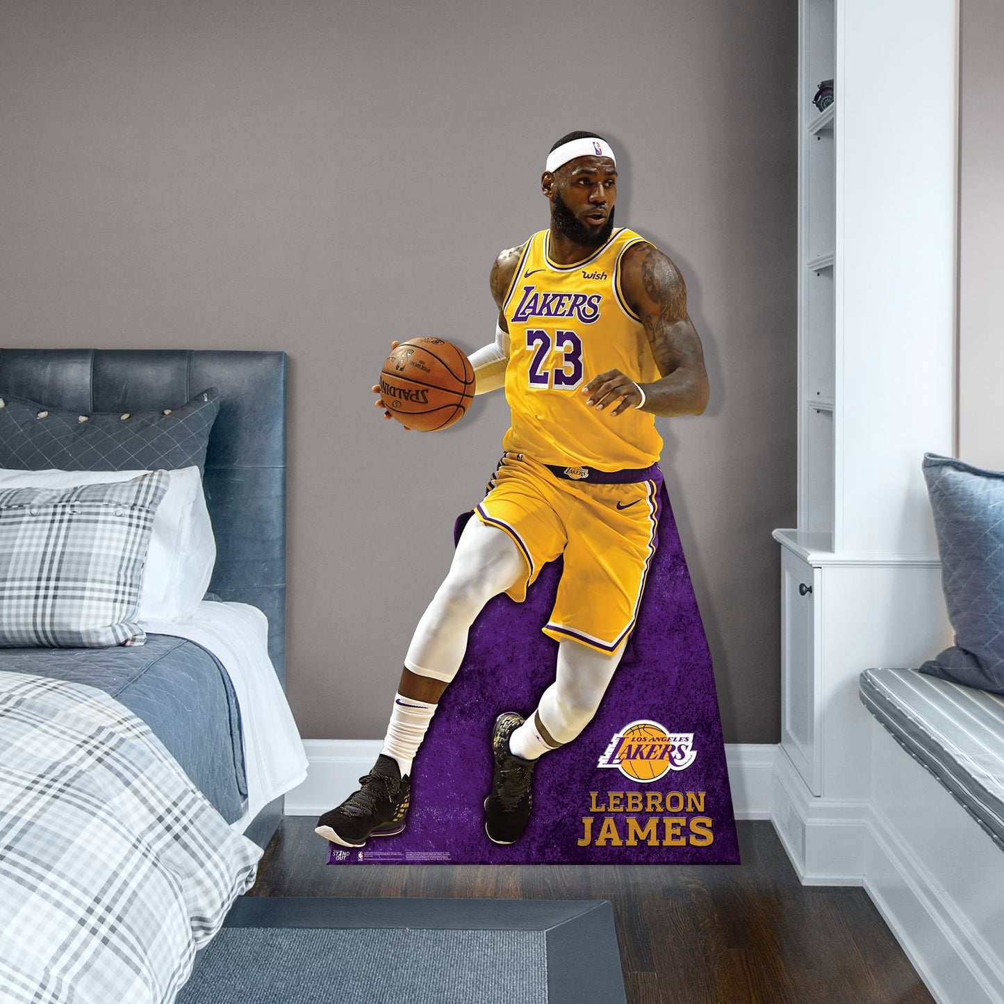 Los Angeles Lakers: Lebron James    Foam Core Cutout  - Officially Licensed NBA    Stand Out