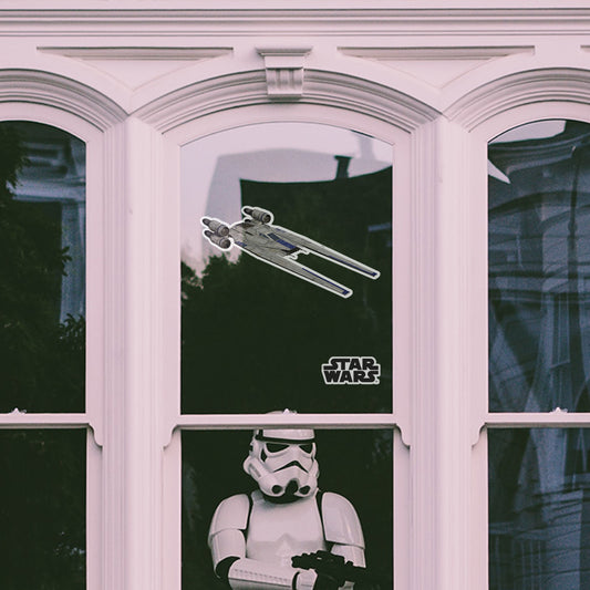 U-Wing_semiprofile Window Clings        - Officially Licensed Star Wars Removable Window   Static Decal