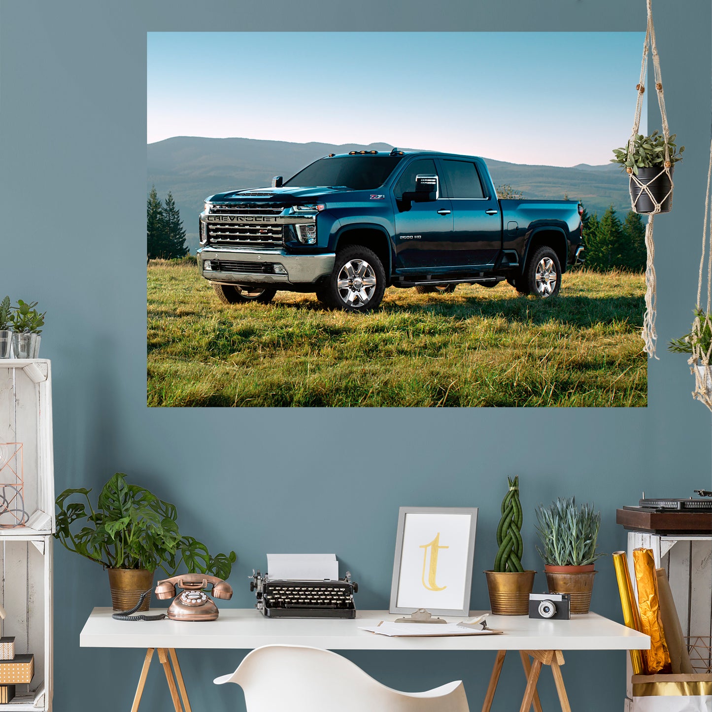 Chevrolet: Silverado Realbig Mural        - Officially Licensed General Motors Removable Wall   Adhesive Decal