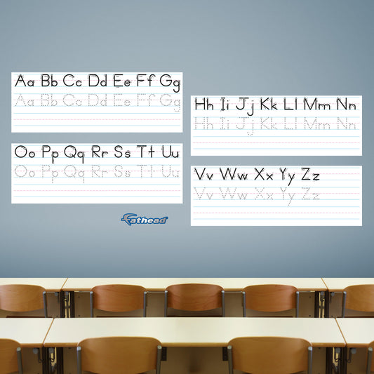 Handwriting Guide: Print - Removable Dry Erase Vinyl Decal
