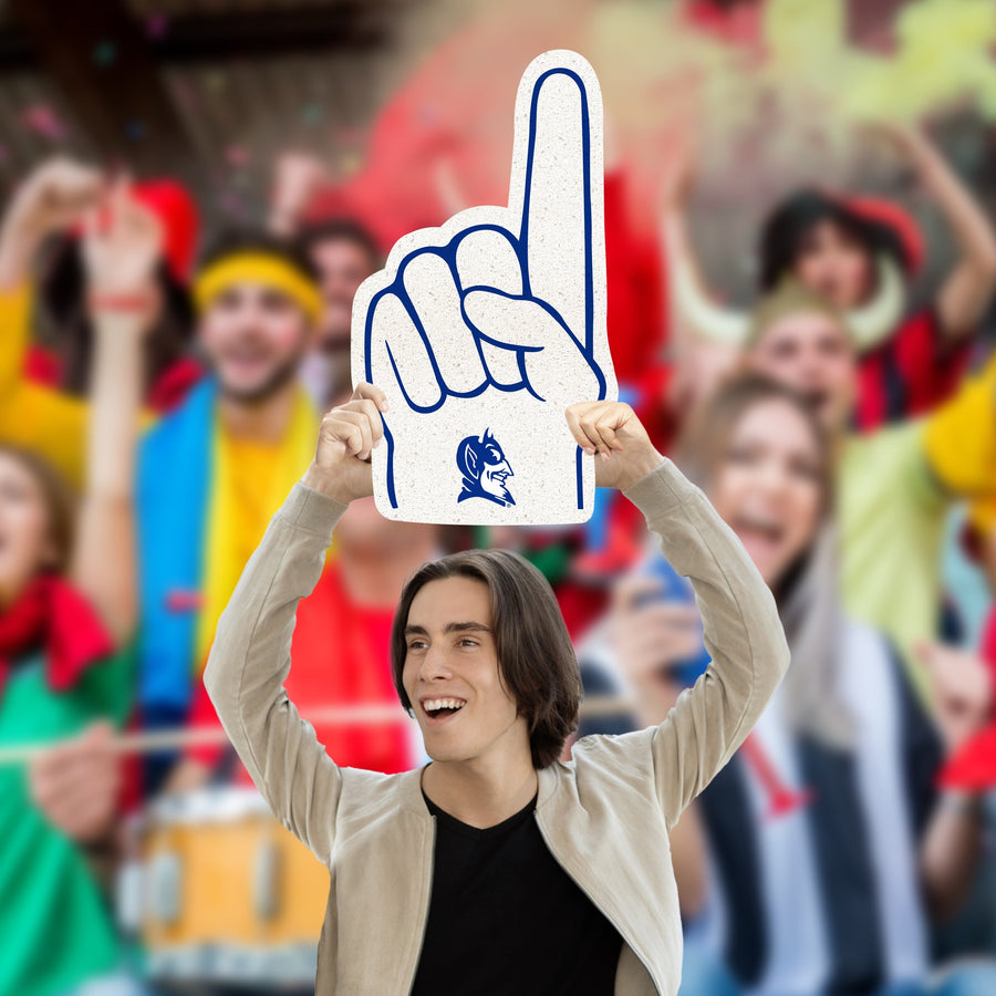 Foam Finger - Big Head - Official NCAA - Duke Blue Devils - Foam Core Cutout