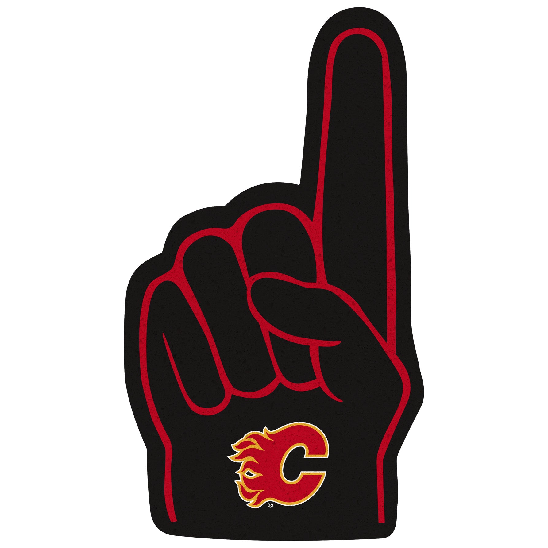 Calgary Flames Sign - 22 Round Distressed Logo