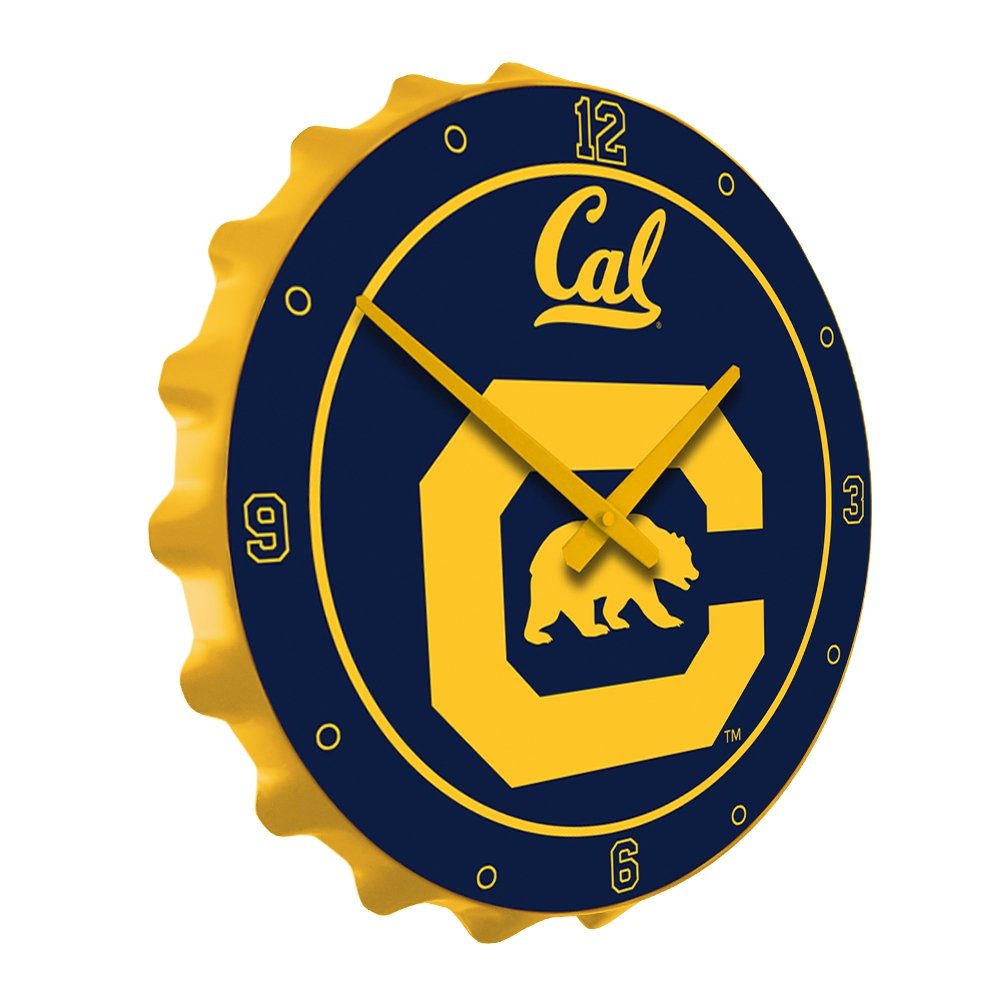 Cal Bears: Block C - Bottle Cap Wall Clock - The Fan-Brand