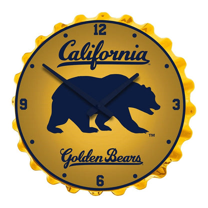 Cal Bears: Golden Bears - Bottle Cap Wall Clock - The Fan-Brand