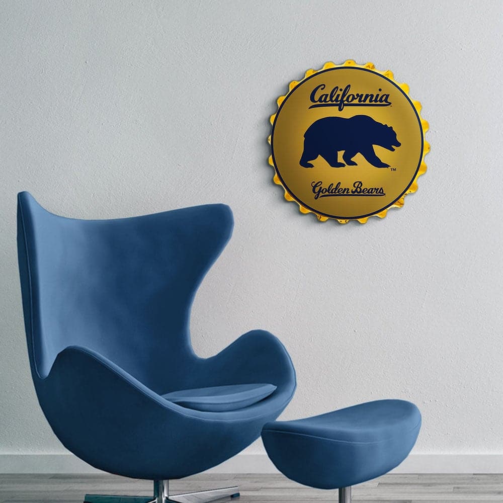Cal Bears: Golden Bears - Bottle Cap Wall Sign - The Fan-Brand