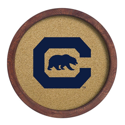 Cal Golden Bears: "Faux" Barrel Framed Cork Board - The Fan-Brand