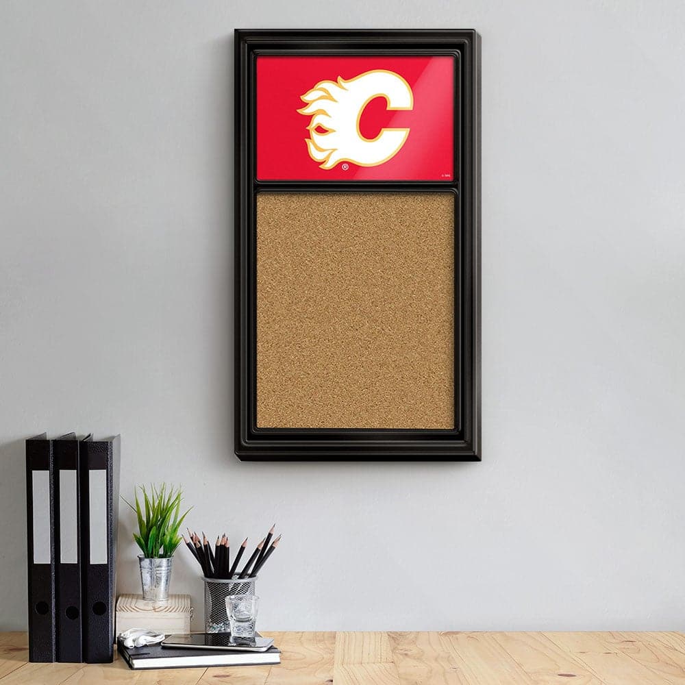 Calgary Flames: Cork Note Board - The Fan-Brand