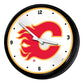 Calgary Flames: Retro Lighted Wall Clock - The Fan-Brand