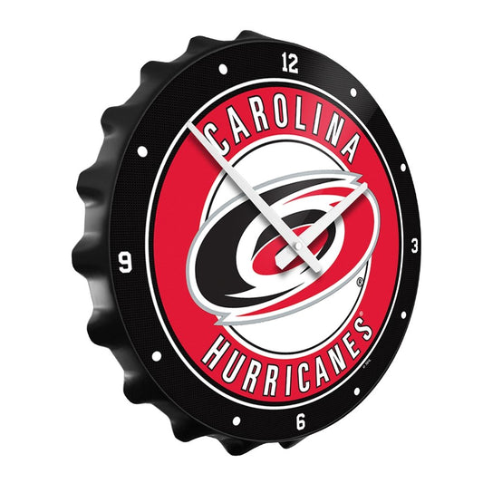 Carolina Hurricanes: Bottle Cap Wall Clock - The Fan-Brand