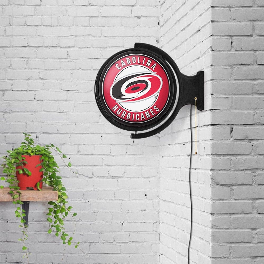 The Fan-Brand Carolina Hurricanes: Round Slimline Lighted Wall