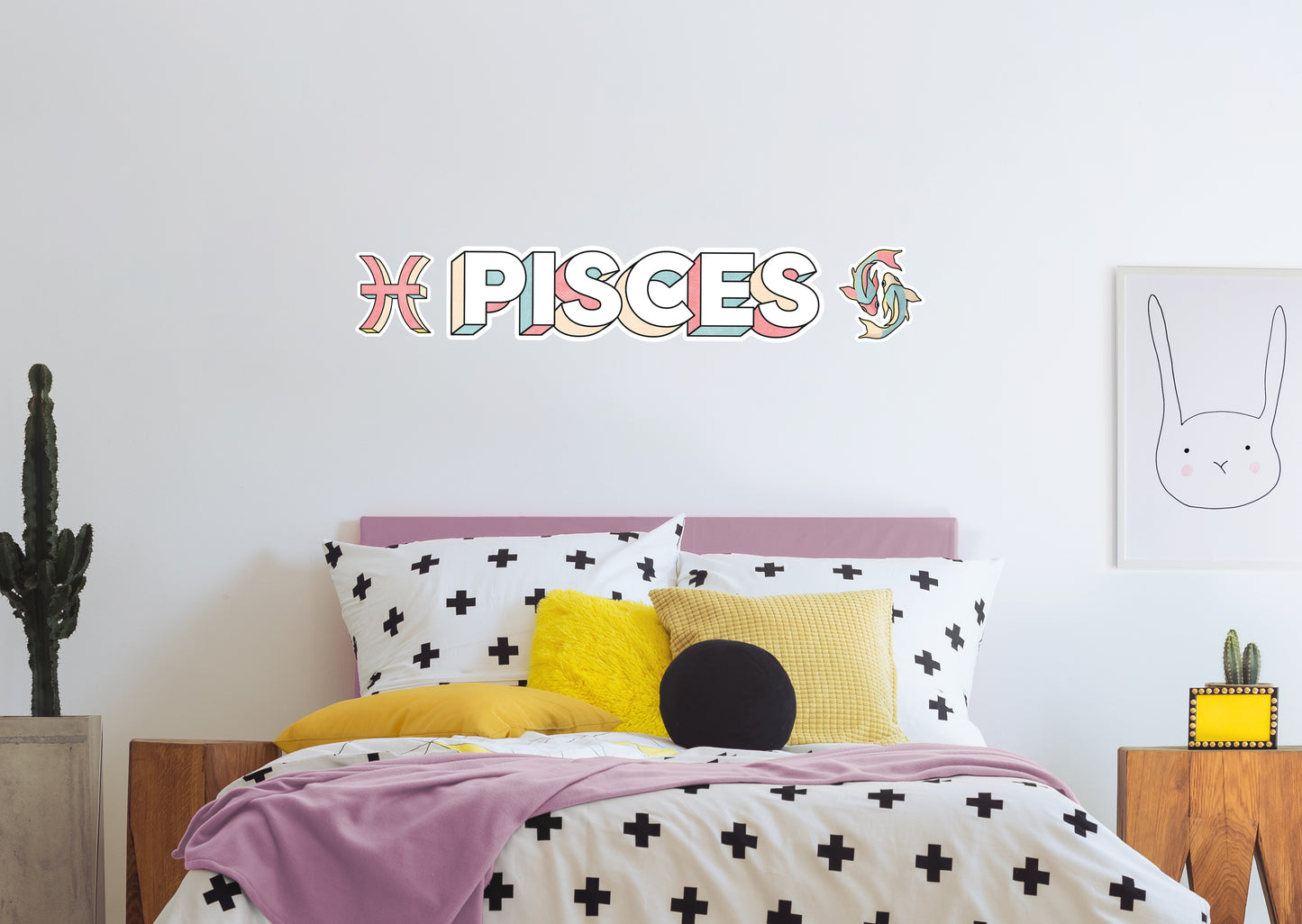Zodiac: Pisces         - Officially Licensed Big Moods Removable     Adhesive Decal
