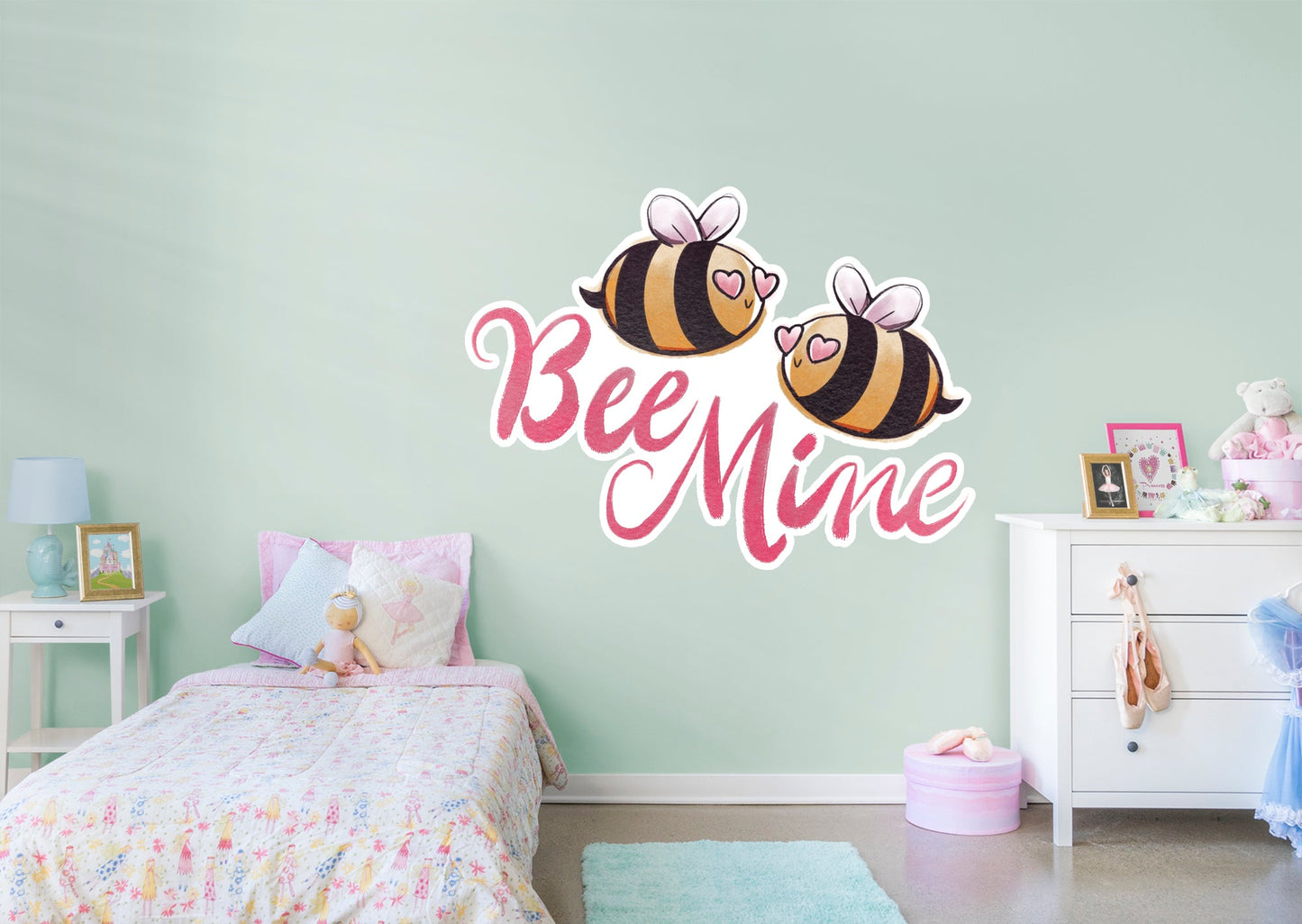 Bee Mine Love        - Officially Licensed Big Moods Removable     Adhesive Decal