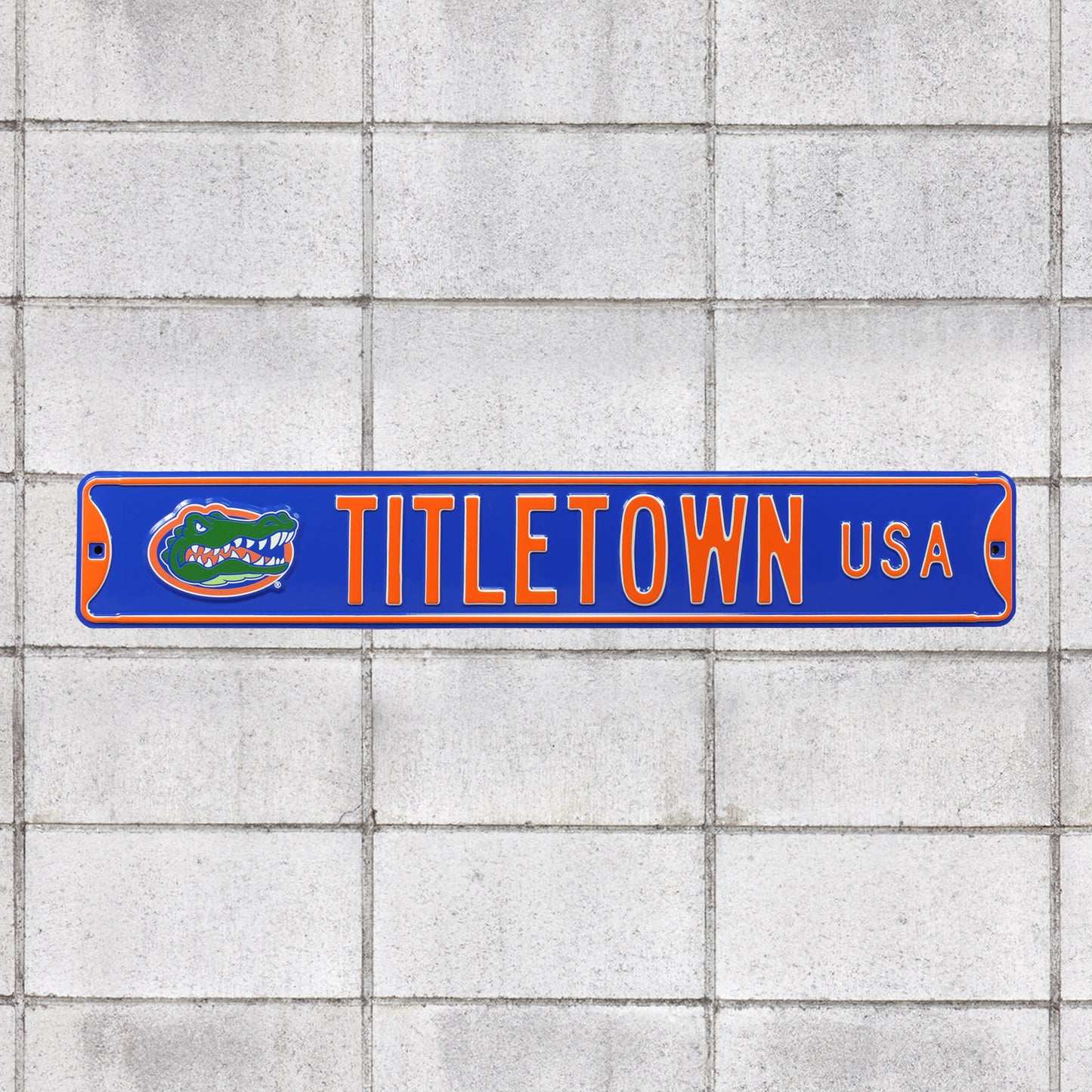Florida Gators: Titletown USA - Officially Licensed Metal Street Sign