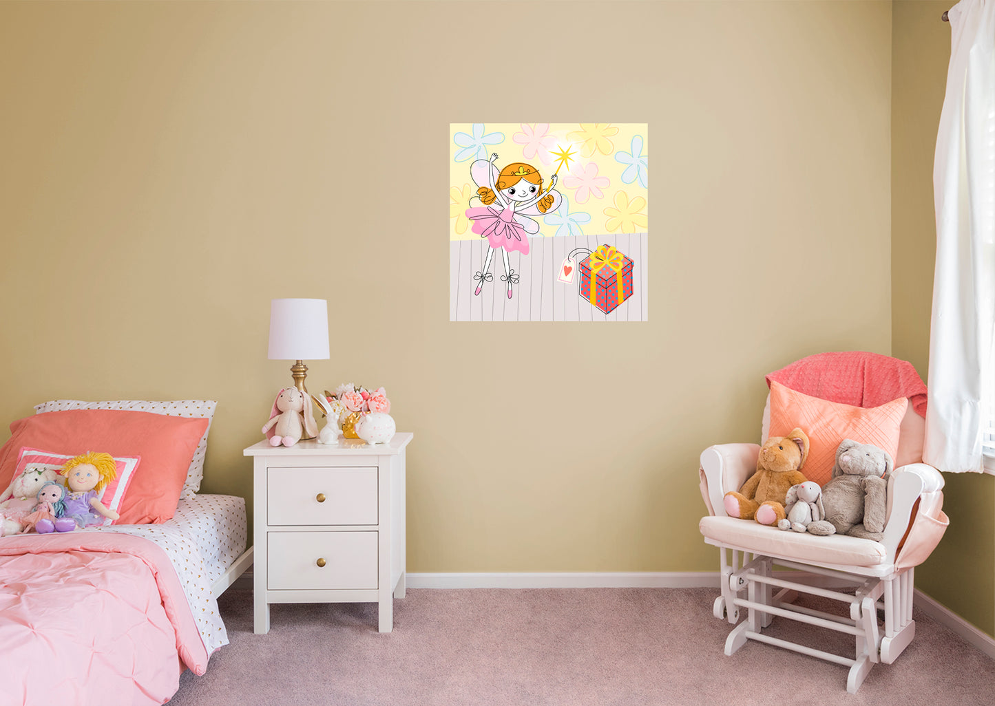 Nursery:  Present Mural        -   Removable Wall   Adhesive Decal