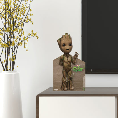I am Groot: Groot Waving  Mini   Cardstock Cutout  - Officially Licensed Marvel    Stand Out