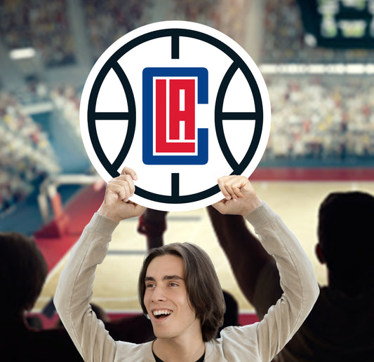 Los Angeles Clippers:   Logo   Foam Core Cutout  - Officially Licensed NBA    Big Head