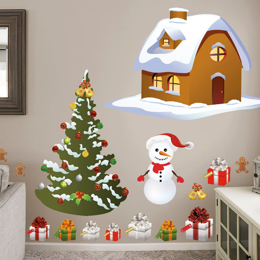 CHRISTMAS: WINTER WONDERLAND COLLECTION - REMOVABLE VINYL DECAL