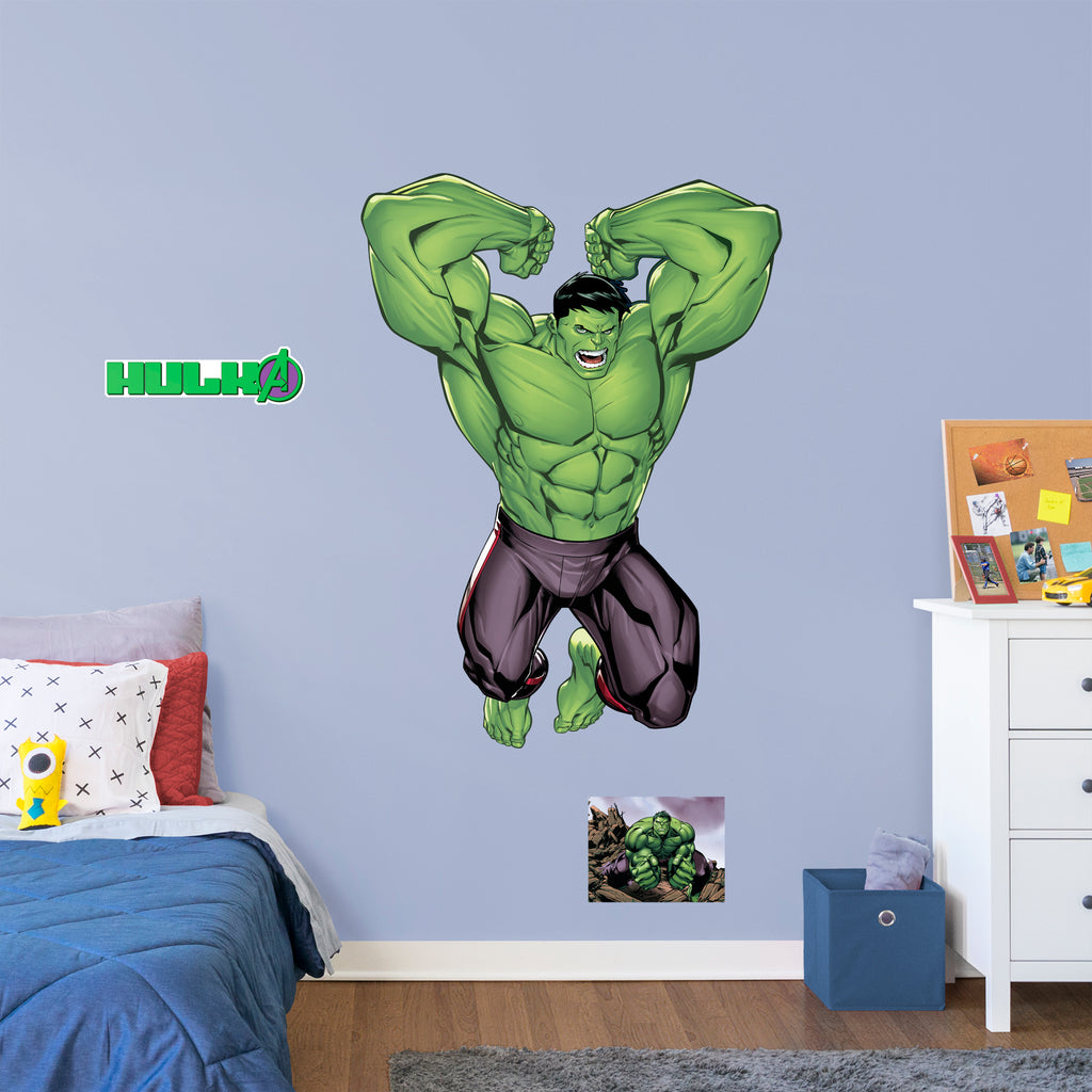 Giant Character + 2 Decals (37"W x 51"H)