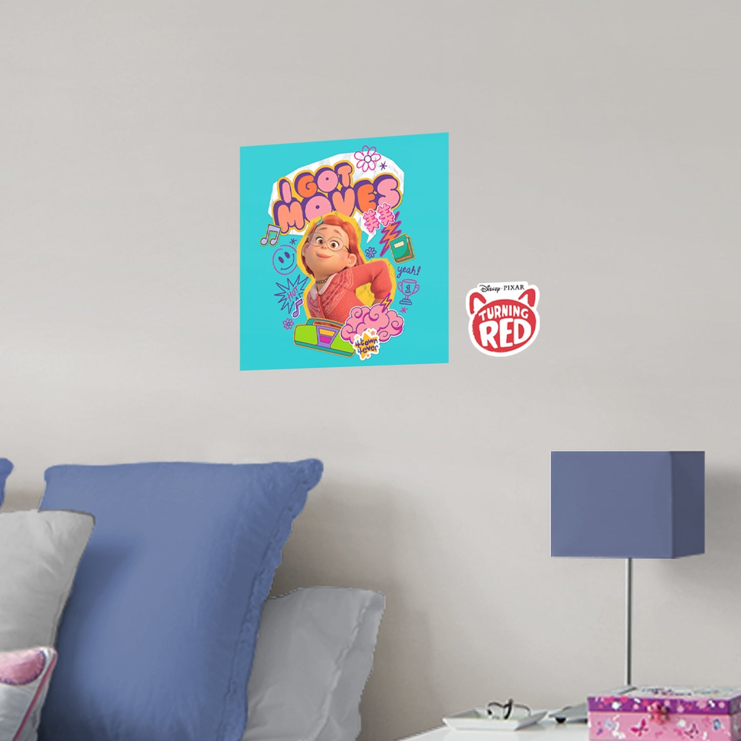 Turning Red: Meilin I Got Moves Poster - Officially Licensed Disney Removable Adhesive Decal