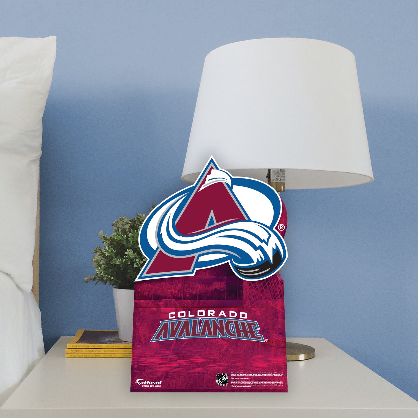 Colorado Avalanche:   Logo  Mini   Cardstock Cutout  - Officially Licensed NHL    Stand Out
