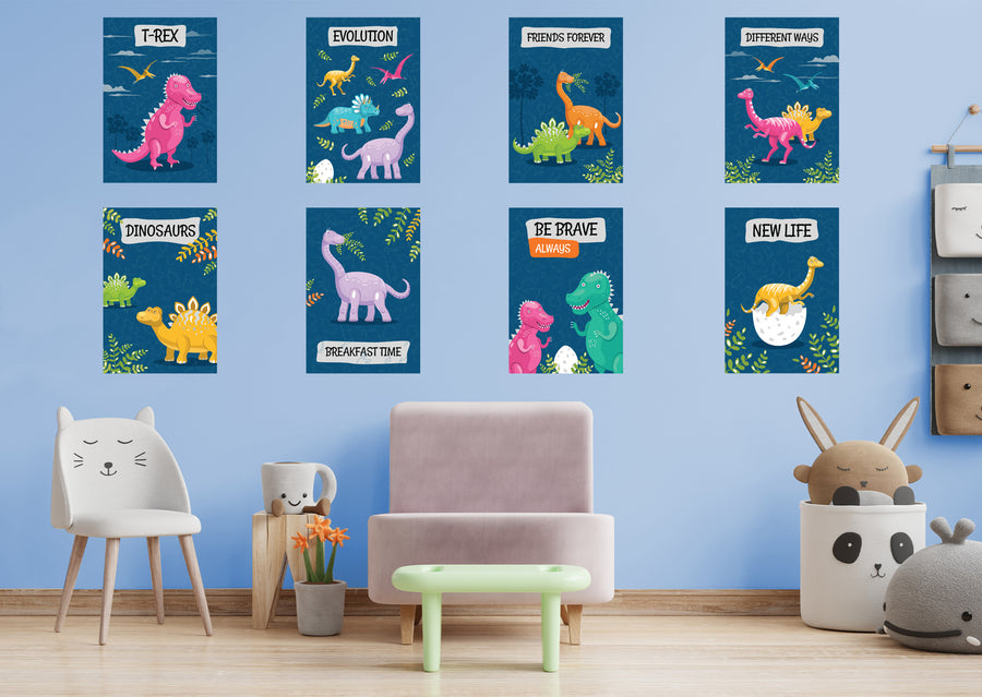 Dinosaur:  Evolution Collection        -   Removable     Adhesive Decal