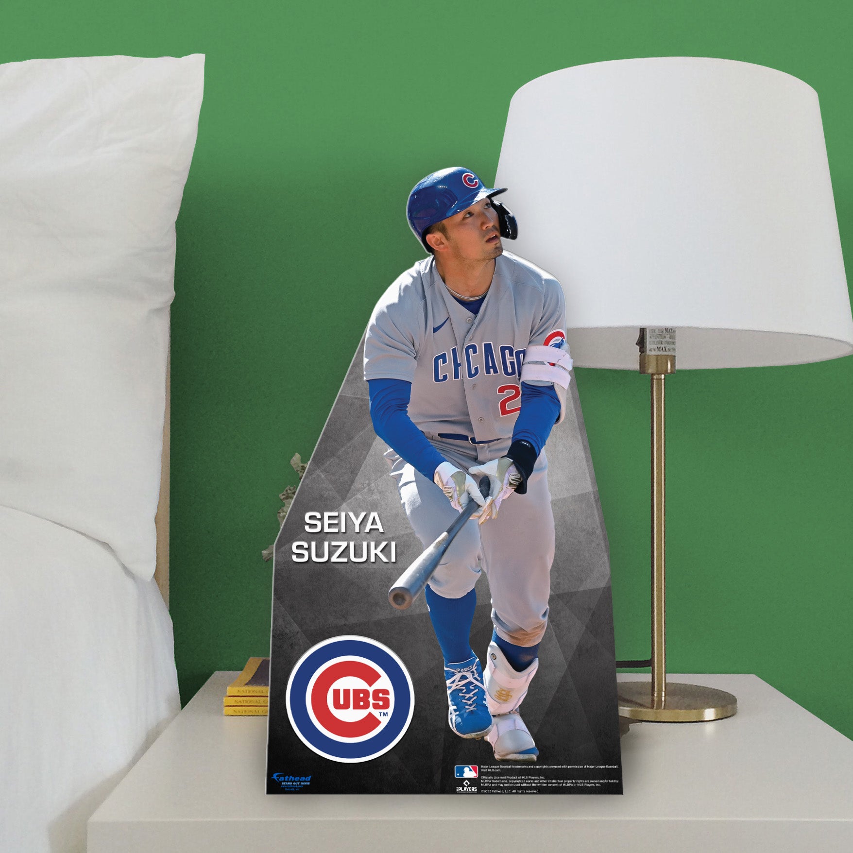 Chicago Cubs: Seiya Suzuki 2022 - Officially Licensed MLB Removable Ad