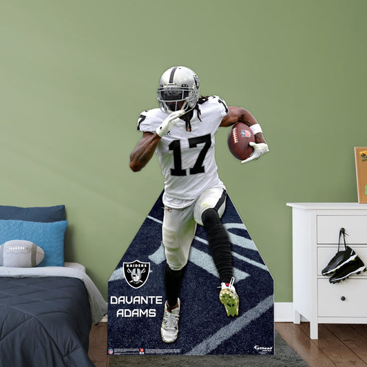 Las Vegas Raiders: Davante Adams Life-Size Foam Core Cutout - Officially Licensed NFL Stand Out