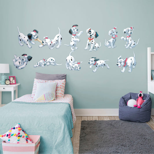 101 Dalmatians: Puppy Collection - Officially Licensed Disney Removable Wall Decals