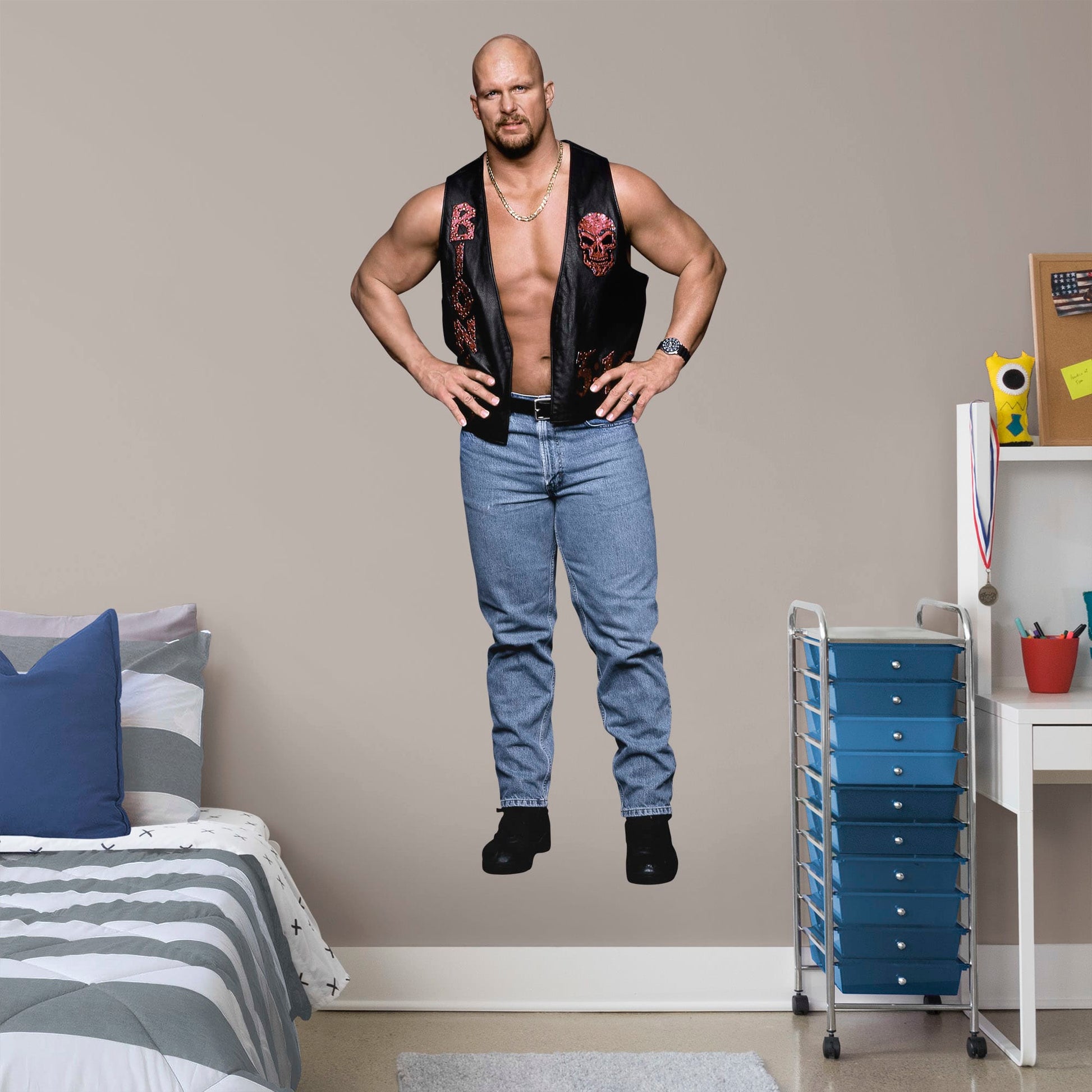 Stone Cold Steve Austin 2021 Mural - Officially Licensed WWE Removable –  Fathead