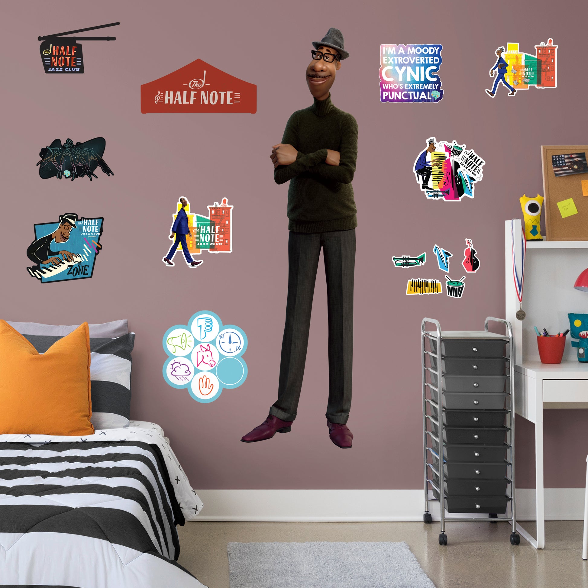 Life-Size Character + 10 Decals (21"W x 76.5"H)