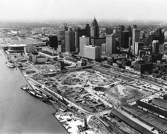 Detroit Riverfront 2 - Officially Licensed Detroit News Canvas