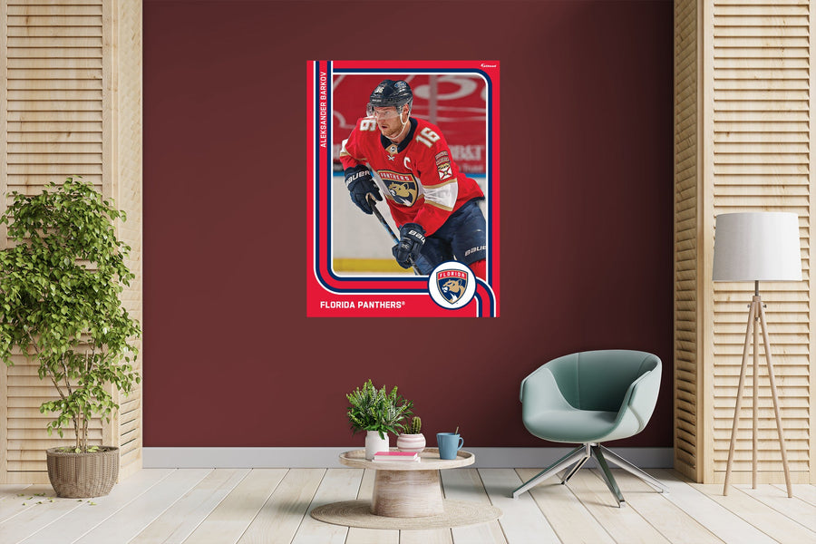 Aleksander Barkov - Peel & Stick Poster - Official NHL - Florida Panthers - Reusable Vinyl Wall Decal