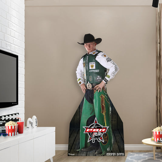 PBR: Cooper Davis Life-Size   Foam Core Cutout  - Officially Licensed Pro Bull Riding    Stand Out