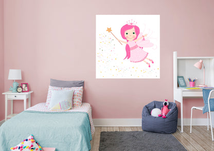 Nursery:  Stardust Mural        -   Removable Wall   Adhesive Decal
