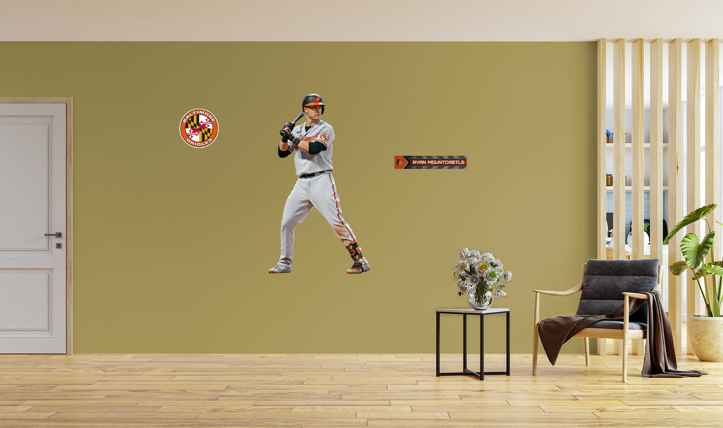 Baltimore Orioles: Ryan Mountcastle - Officially Licensed MLB Removable Adhesive Decal