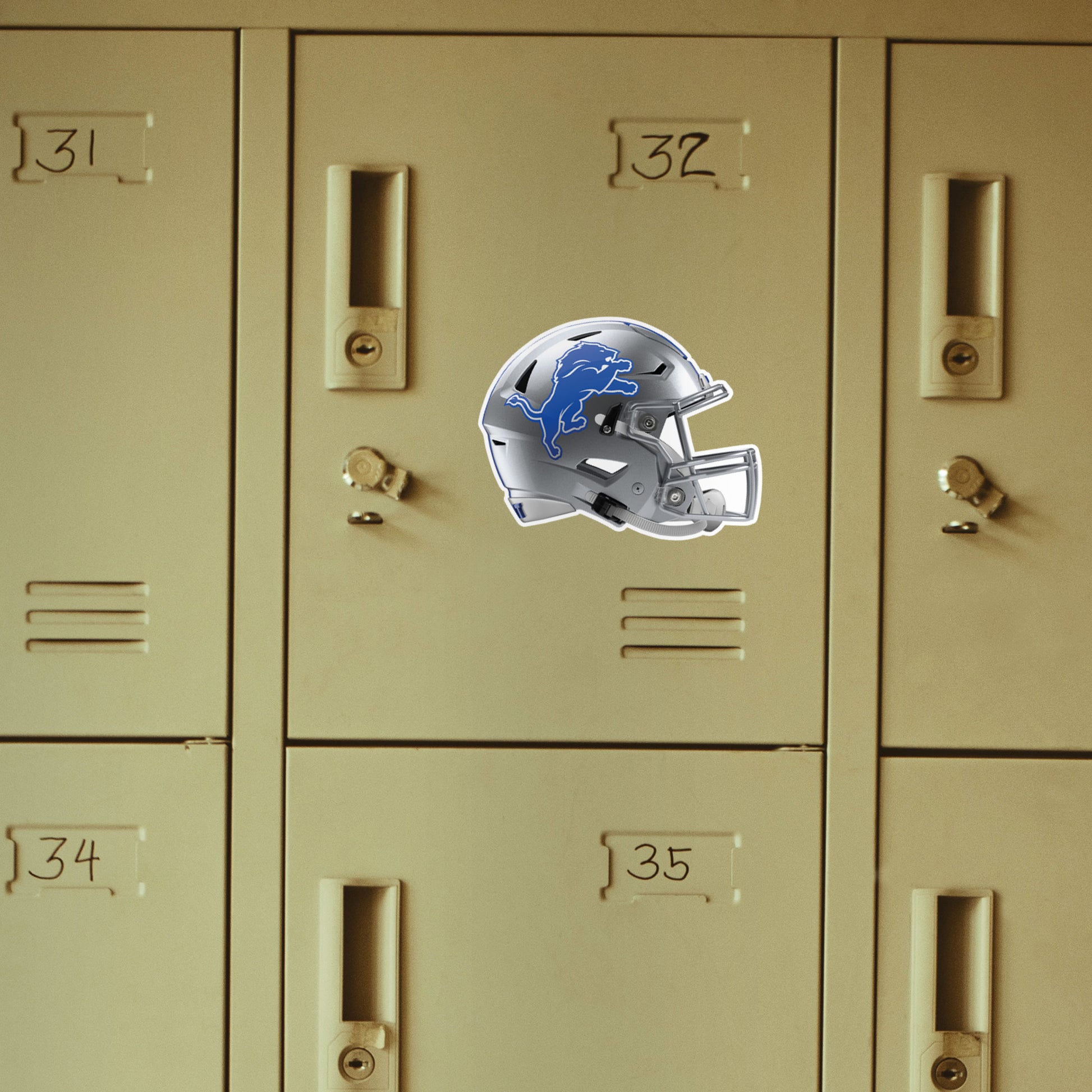 Fathead Detroit Lions: Classic Logo - Giant Officially Licensed NFL  Removable Wall Decal 