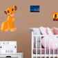 The Lion King: Simba RealBig        - Officially Licensed Disney Removable Wall   Adhesive Decal