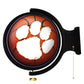 Clemson Tigers: Basketball - Original Round Rotating Lighted Wall Sign - The Fan-Brand
