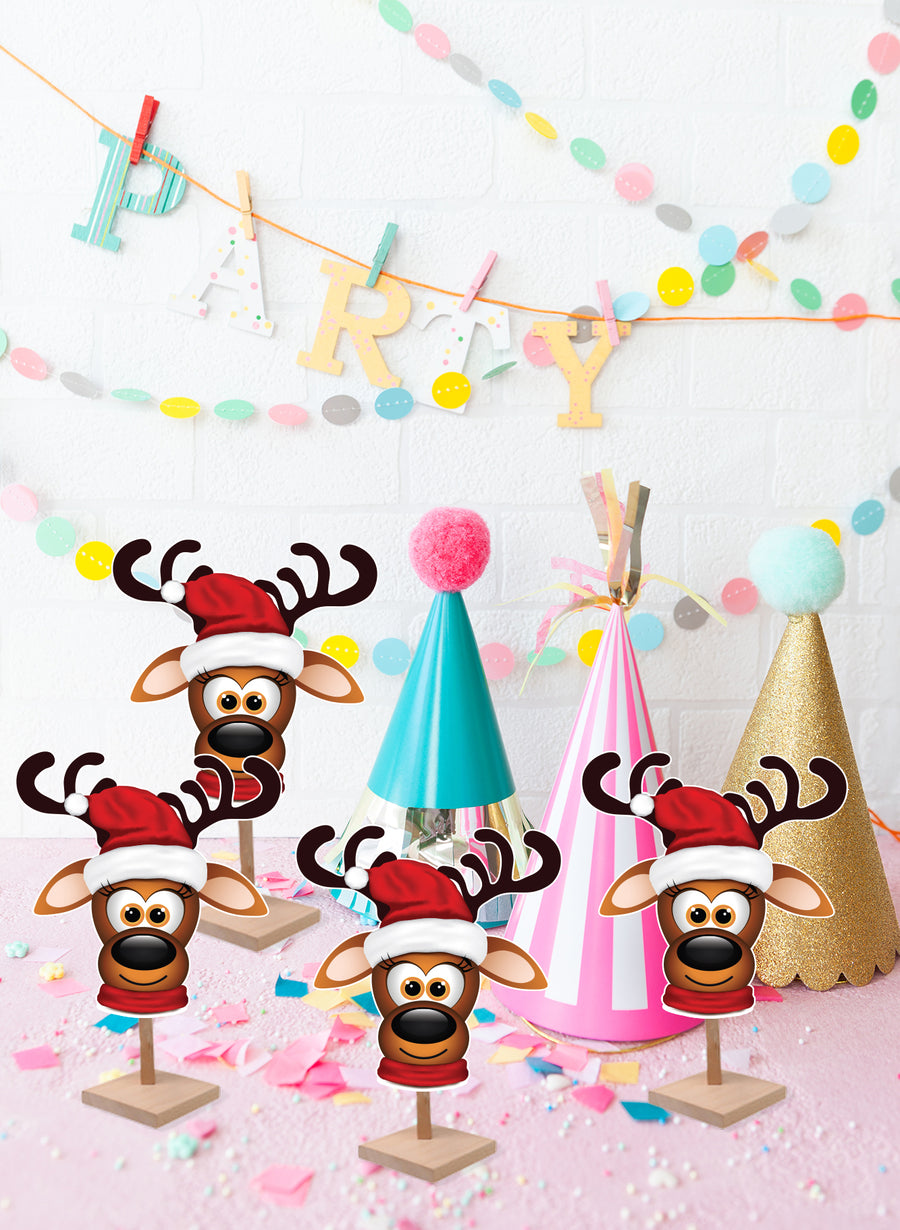 Christmas:  Merry Christmas  Minis        -      Big Head