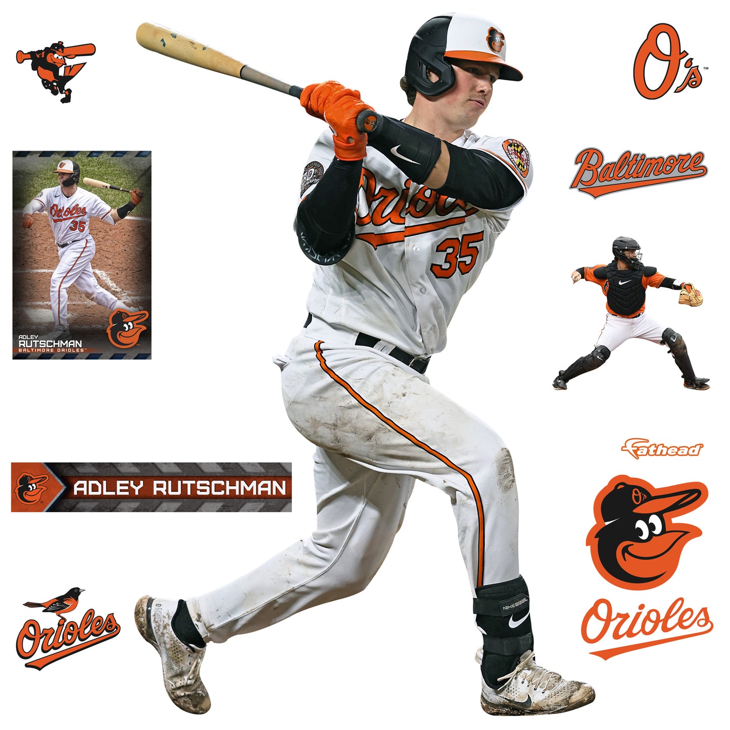 Adley Rutschman Baltimore Orioles Nike Youth Player Name & Number