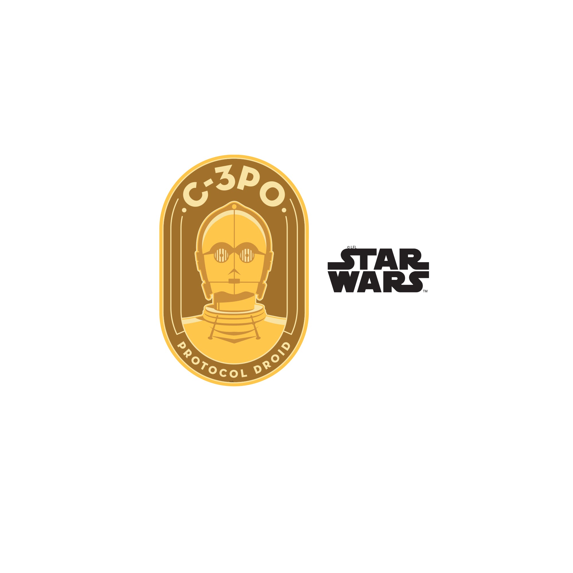 Star Wars: C-3PO Die-Cut Icon - Officially Licensed Disney Outdoor