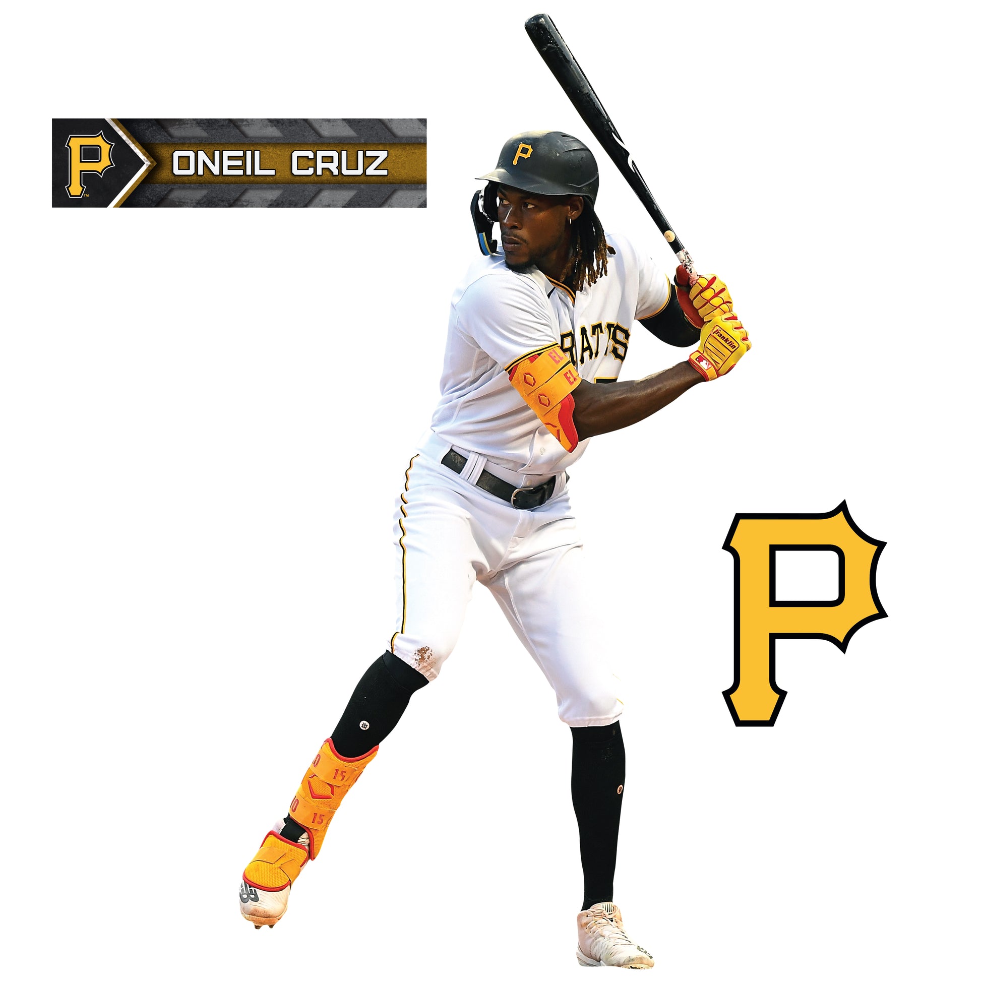 Pittsburgh Pirates: Oneil Cruz 2022 - Officially Licensed MLB Removable  Adhesive Decal