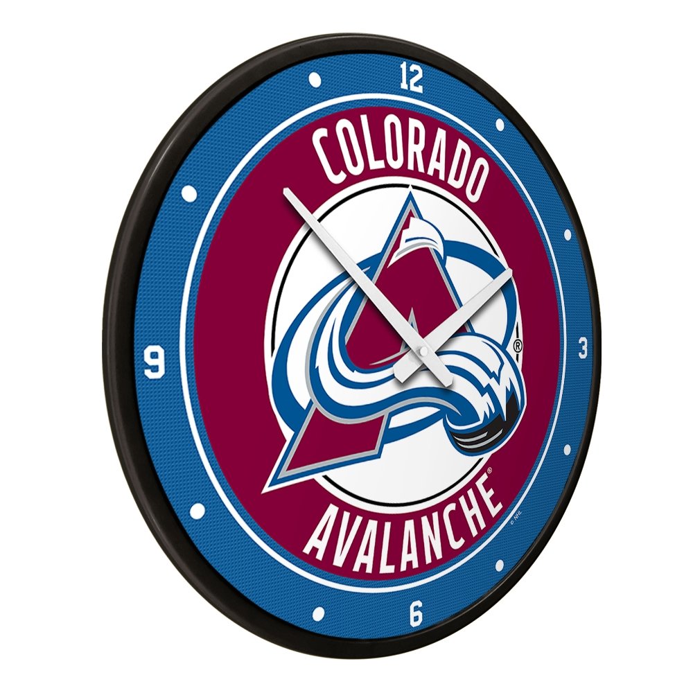 Colorado Avalanche: Modern Disc Wall Clock - The Fan-Brand