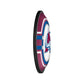 Colorado Avalanche: Oval Slimline Lighted Wall Sign - The Fan-Brand