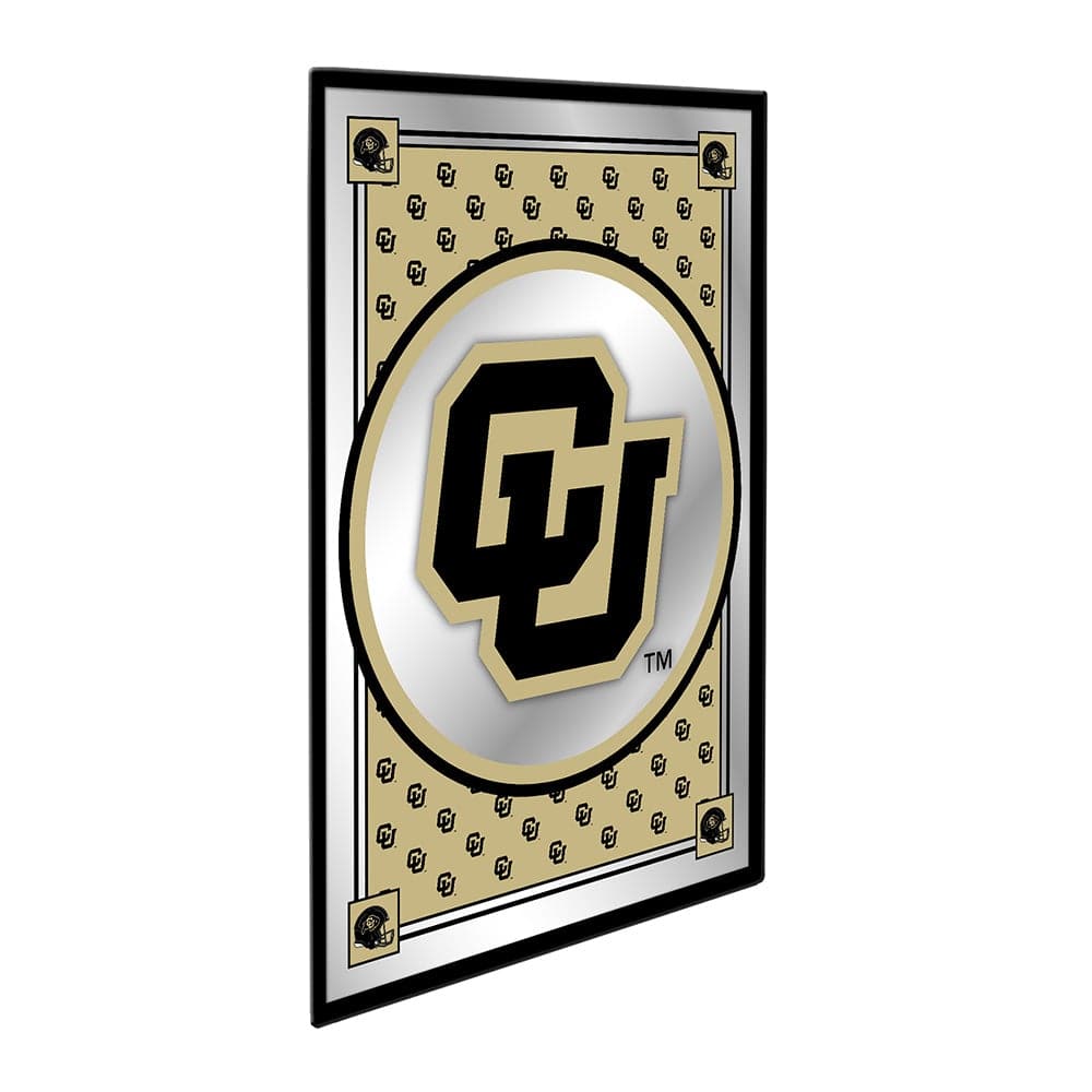 Colorado Buffaloes: Team Spirit, CU - Framed Mirrored Wall Sign - The Fan-Brand